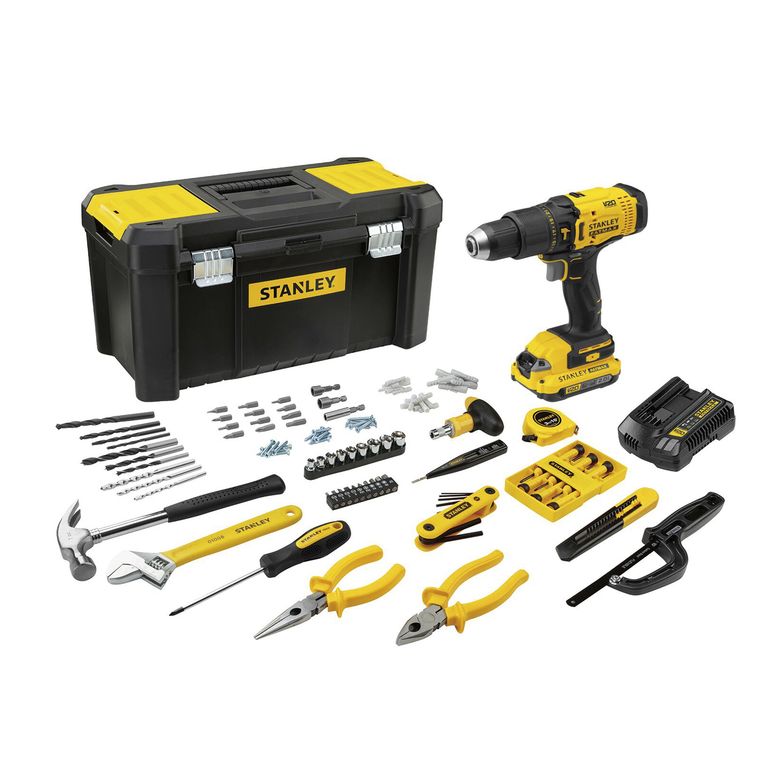 Kit taladro percutor 20V+119 accesorios SCD712D1H-B2 a $129.990