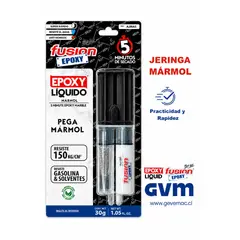 FUSION - EPOXY Adhesivo Epóxico Mármol 5 Minutos 30 g