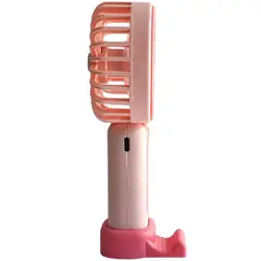 TECNOLAB - Mini Ventilador Recargable Portátil Rosa TL669P