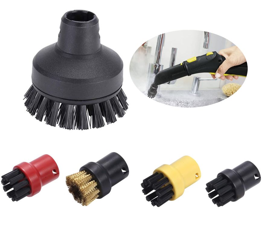 5 en 1 boquillas cepillo de limpieza a vapor para Kärcher SC1 SC2 SC3 SC4 SC5 SC7 CTK10
