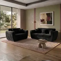 DECO OUTLET - Living Sofa Kansas 3.2 Felpa