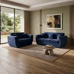 DECO OUTLET - Living Sofa Kansas 3.2 Felpa