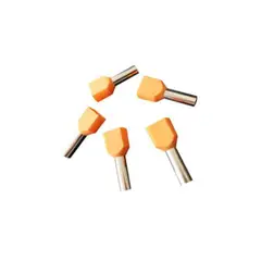CROMPTON - Terminal Ferrule Doble 2 X 4,0Mm Naranja -Precio X 100 Ud-