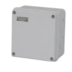 CROMPTON - Caja Estanca Cuadrada 100X100X70Mm Ip65 Lisa C-Conos Ls0H