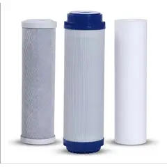 GENERICO - Kit Filtros de Agua Purificador Osmosis Inversa con Cartucho Carbón Activado 10 X 2.5