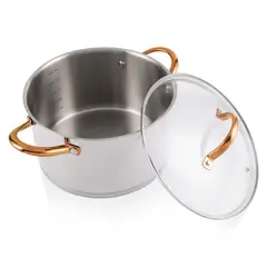 THOMAS - Bateria de cocina Acero Inoxidable 9pzas TH-MB09IC
