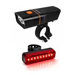 TECNOLAB - Set Luces para Bicicletas Led TL210 1000lm