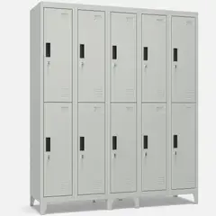 METANEK AMERICAN DESIGN - Casilleros Metálicos 5 Cuerpos y 10 Puertas - PLML-10-5