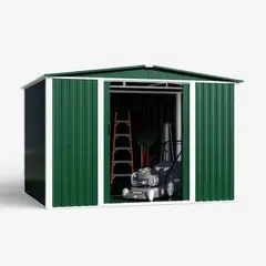METANEK AMERICAN DESIGN - Bodega Exterior doble techo 300x240 7.2 M2 - Green DS-04