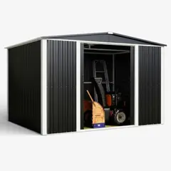 METANEK AMERICAN DESIGN - Bodega Exterior doble techo 300x300 9 M2 - Black DS-06