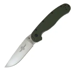ONTARIO KNIFE COMPANY - Cuchillo Plegable Camping Rat I Ontario Knife - Verde