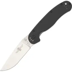 ONTARIO KNIFE COMPANY - Cuchillo Plegable Camping Rat I Ontario Knife - Negro