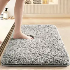 GENERICO - Alfombra de Baño Microfibra Baja Ducha Absorbente Antibacterial 40x60cm
