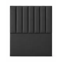 GENERICO - Respaldo De Cama 1.5 Plazas Gris Oscuro Turin