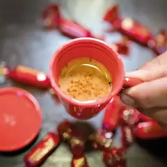 GUZZINI - Taza Espresso Coffe&Go Rojo 50ml