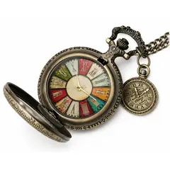 GENERICO - RELOJ DE BOLSILLO STEAMPUNK  BRONCE VINTAGE