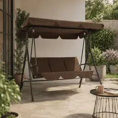 GENERICO - Sillón columpio Café mecedera para terraza Casa VIVA
