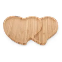 GENERICO - Tabla De Picar De Madera 25cm Corazón Hogar Cocina