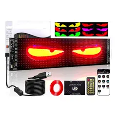 GENERICO - Pantalla Led Rgb Ojo Del Diablo Para Cochescamiones 12x60cm