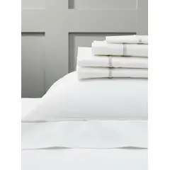 GENEVRA - Juego Sábanas Encimeras (Sin Elástico) king Algodón Premium Ultra Suave de 400 Hilos