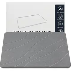 TSKY CHILE SHOPPING - Tapete de Baño de Piedra Diatomácea,Moderno y Absorbente de Secado Rápido para Ducha Sala de Estar,Ducha y Dormitorio