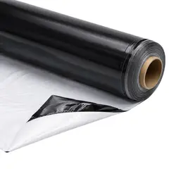 MARIENBERG - Film Mulch 1,40 x 1000 M Color Bicapa Negro Blanco
