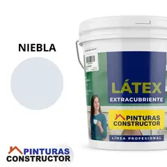 GENERICO - Látex al Agua Extracubriente Tineta 4G Color Niebla