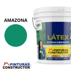 GENERICO - Látex al Agua Extracubriente Tineta 4G Color Amazona