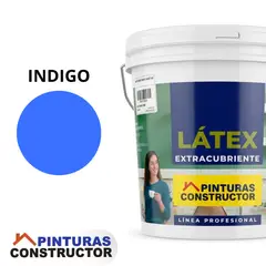 GENERICO - Látex al Agua Extracubriente Tineta 4G Color Indigo