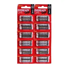 EVEREADY - Pilas Carbón Zinc Tira de 24U