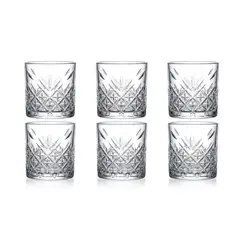 HAUSMANN - Set 6 Vasos Tallados Berlin Spezial Cristal 340mL