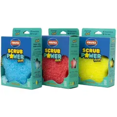 VIRUTEX - Esponja Dual Scrub Power Doble Cara 1 Unidad