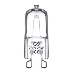 GENERICO - Ampolleta Halógena G9 25W 250° Para Hornos Y Microondas