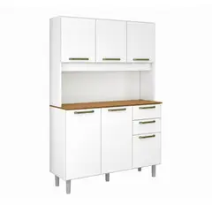 BE DESIGN - Mueble De Cocina Alacena y Despensa Blanco