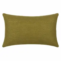 ELIZABETH PEPER - Cojin Decorativo Diseño Lino Verde Oliva 50x30 Relleno