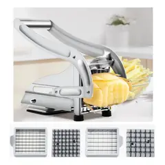 IRM - Maquina Cortadora De Papas Fritas Picador De Vegetales Baston Acero Inoxidable
