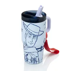 DISNEY - Botella Mug Térmica Woody Toy Story 5 Coleccionable 590mL