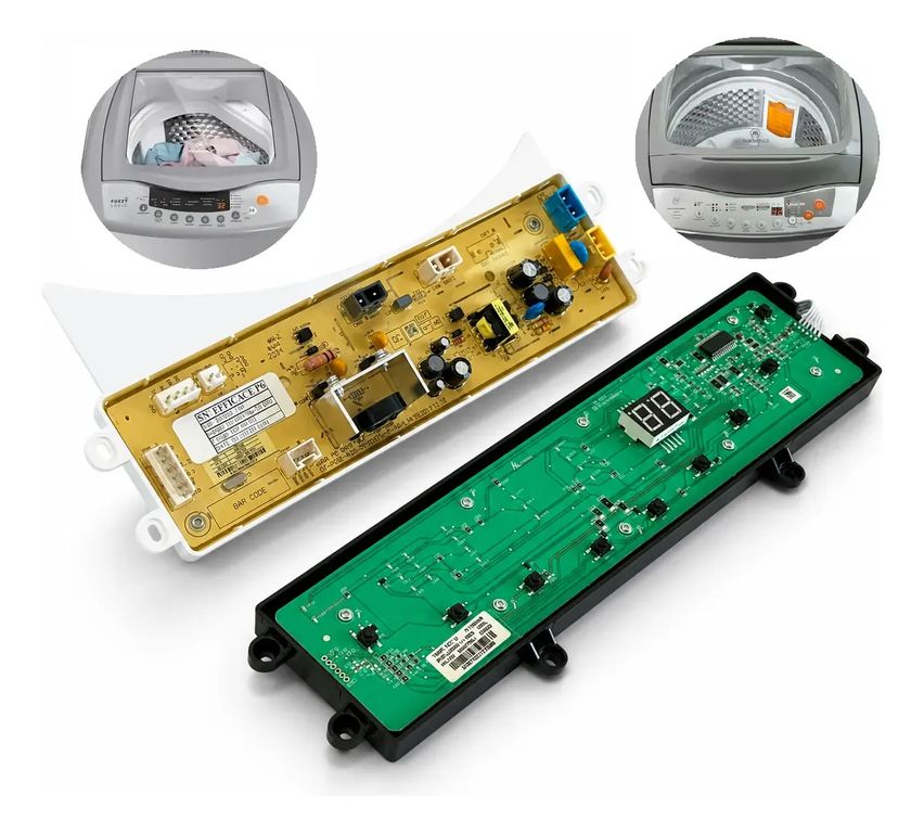 Tarjeta Panel Para Lavadora Evoluzione 9 a 18 Kg Y Efficace 13.5 a 19.5 Kg