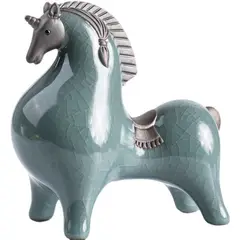 VATYERTY - Pequeña figura de cerámica de caballo Tang
