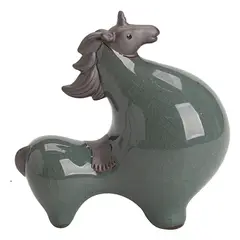 VATYERTY - Pequeña figura de cerámica de caballo Tang multi