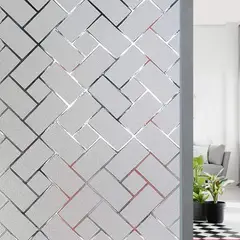 TSKY CHILE SHOPPING - 1x5 Mts Lámina Opaca para Ventanas, lámina de privacidad para Ventanas, adherencia estática