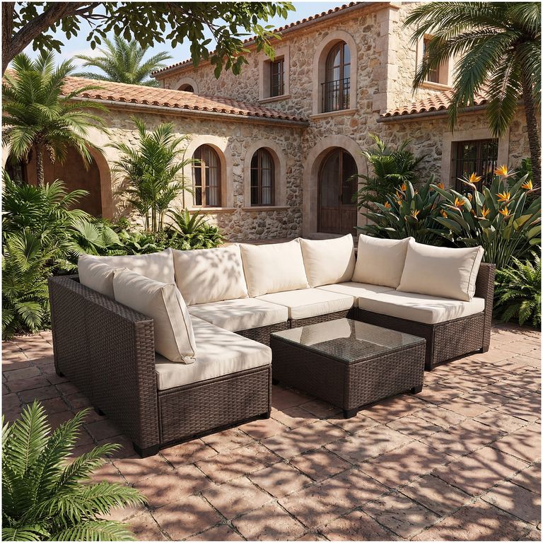 Juegos De Terraza Design Bahía Serena 7 Piezas a $444.990
