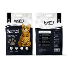 BUDDY'S PET SUPPLIES - Arena Sanitaria para Gatos Sin olor 5kg Buddy´s Pet Supplies