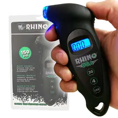 RHINO USA - Manómetro Digital de Presión para Neumáticos 150 PSI