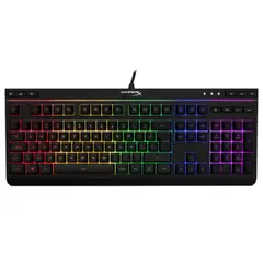 HYPERX - Teclado Gamer Alloy Core, Membrana, Español, RGB, Full Size, Color Negro
