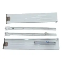 KUTZ - Costado cajón SBP blanca 500 mm H150 mm con cierre suave