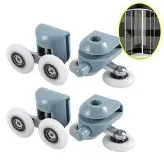TSKY CHILE SHOPPING - 4 Pcs Shower Door Rollers/Runners/Wheels/Poleas 25 mm de diámetro baño piezas de repuesto