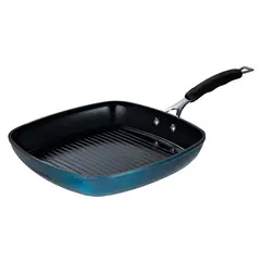 BERGNER - Sarten Parrilla Aluminio Forjado Midnight Blue 28X28 Cm