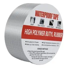GENERICO - Cinta Tapagoteras Butilo Impermeable 5mts X 5cm