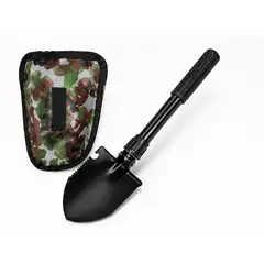 GENERICO - Pala Militar Plegable Multifunción Con Funda Para Camping